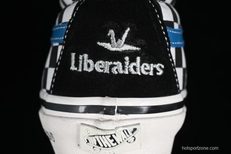 Vans SK8-Mid x Liberaiders Origami Checkerboard Mid-Top Casual Skate Shoes - VN0A3TKNQXH