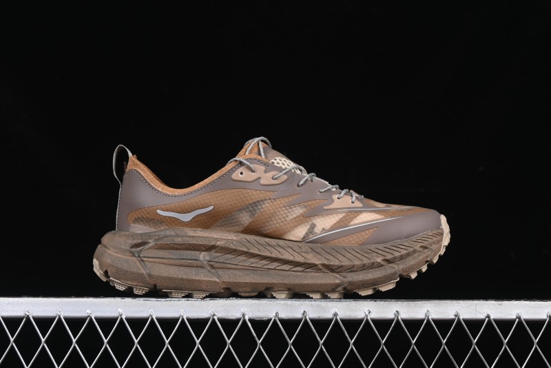 HOKA ONE ONE Satisfy Running Mafate Trail Low-Cut Cushioned Outdoor Hiking Shoes - 1157050 RBBR