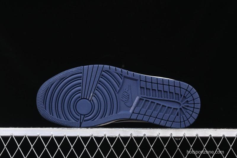 Nike Travis Scott x Fragment Design x Air Jordan 1 Low OG SP AJ1 Burberry Collaboration - BB6588-312