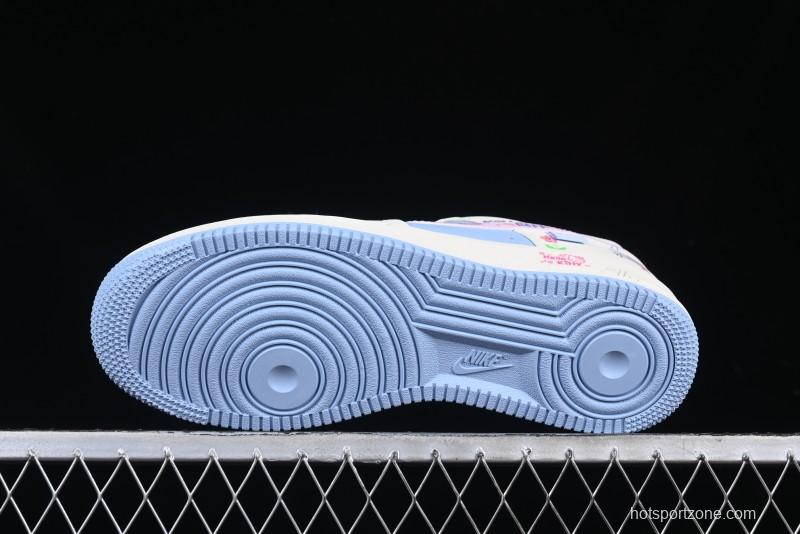 Nike Air Force 1 '07 Low Hello Kitty Comic Series Custom Low-Top Sneakers - DB3301-222