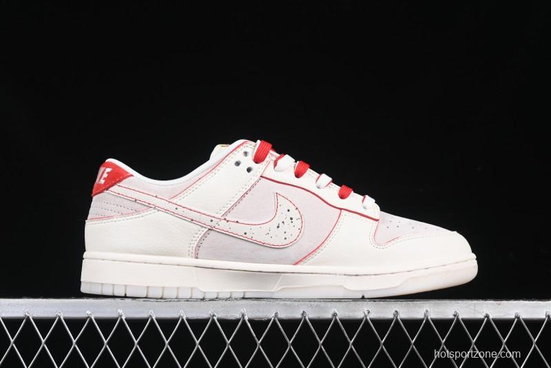 Nike SB Dunk Low Supreme Collaboration Anniversary Custom Low-Top Casual Sneakers - DM6868-033