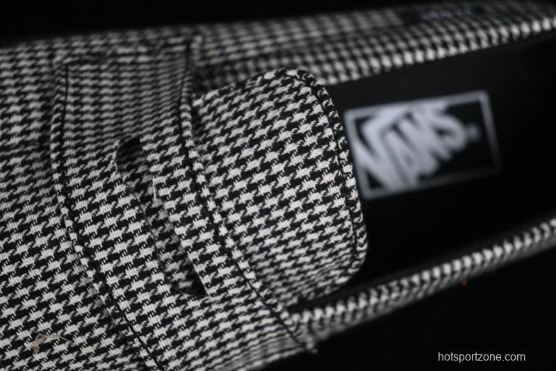 Vans Demons Style 53 Black White Retro Houndstooth Loafers - VN000CQPYER