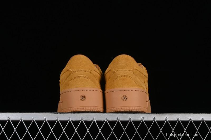 SMFK Comfortable Chunky Sole White Sneakers - T.D4