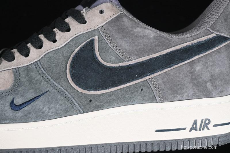 Nike Air Force 1'07 Low "Black Eight" Custom Casual Sneakers for Autumn Winter - YD2425-808