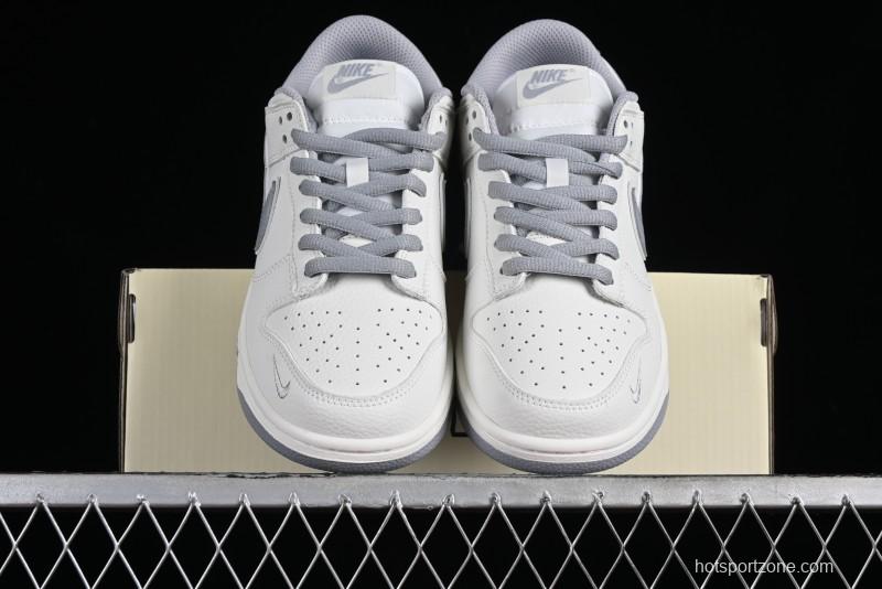 Nike SB Dunk Low NYC Collaboration Light Gray Low-Top Casual Skate Shoes - NC2103-302