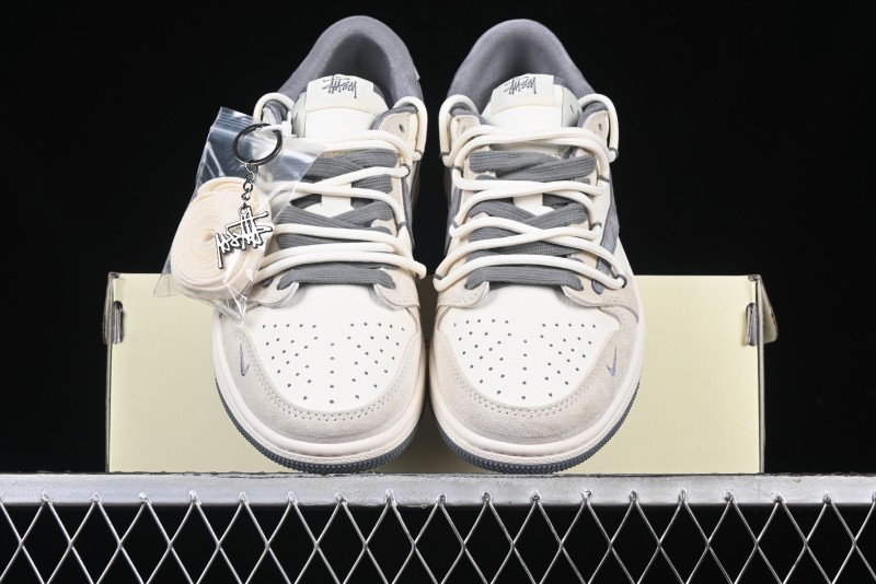 Nike Travis Scott x Fragment Design x Air Jordan 1 Low OG SP AJ1 Stussy Collaboration - DM9288-004
