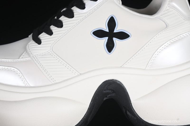 SMFK FUTURE RIPPLE Low-Top Fashion Sports Casual Shoes in White - AJD4