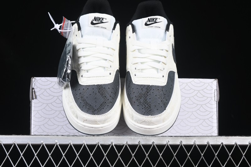 Nike Court Vision Lo 2025 Year of the Snake Theme Campus Casual Sneakers - CD5463-100
