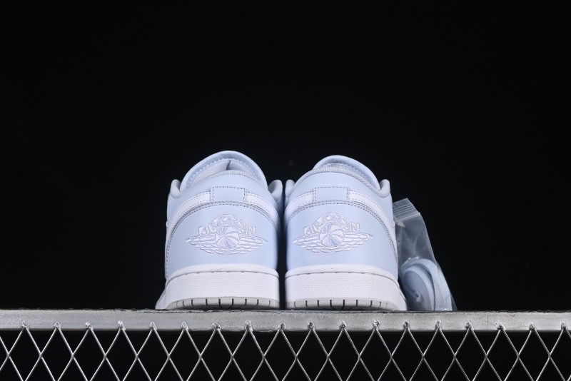 Nike Air Jordan 1 Low Casual Sneakers in Light Blue - FV8486-400