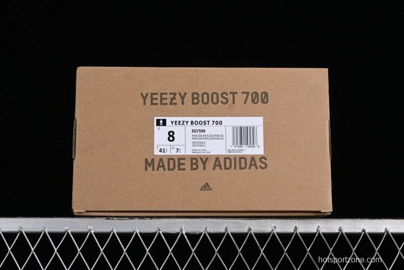 Adidas Yeezy Boost 700 Analog Running Shoes with 3M Reflective Design - EG7596