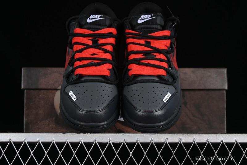Nike Dunk Low Panda Prank Universe Exploration - Boundless Abyss Cool Black SB Strap Low Top Casual Skate Shoes - DV0831-002