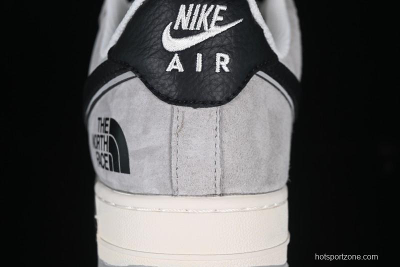Nike Air Force 1 '07 Low The North Face Collaboration Grey Suede Casual Sneakers - XZ6188-763