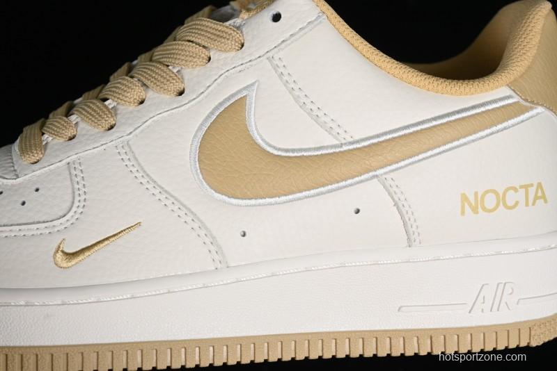 Nike Nocta x Nike Air Force 1 '07 Low Casual Sneakers with Reflective Details and Full-Length Air Cushion - NO0224-028