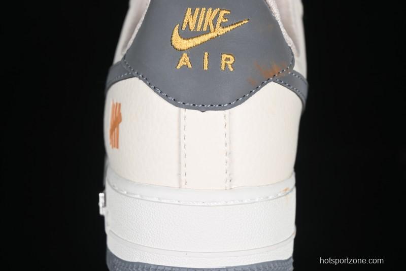 Nike Air Force 1 '07 Low UN Collaboration Beige Grey Metal Tag Casual Sneakers - DF0188-023