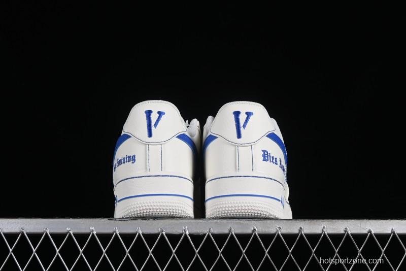 Nike Vlone x Air Force 1 '07 Low Collaboration Light Blue Casual Sneakers - AA5360-011
