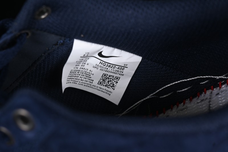 Nike Air Force 1 '07 Low Casual Sneakers in Light Blue with Full-Length Air Cushion - HQ3822-400