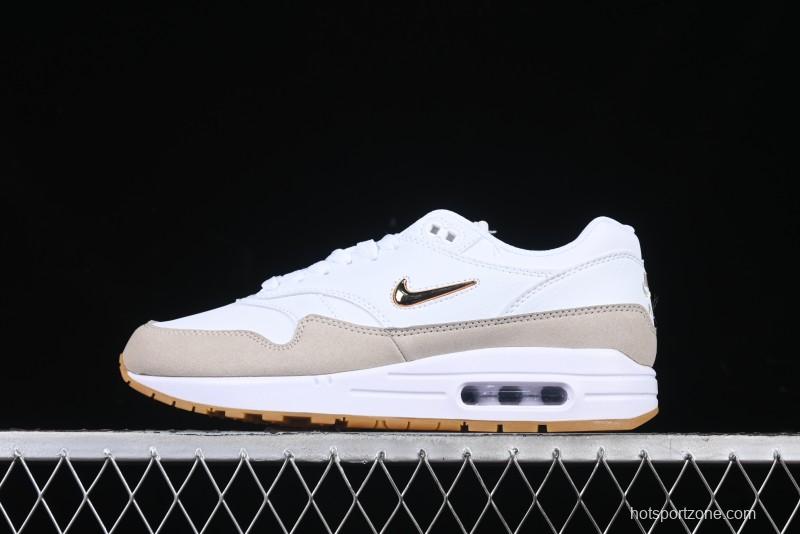Nike Air Max 1 Retro Running Shoes with Half-Sole Air Cushion - AA0512-100