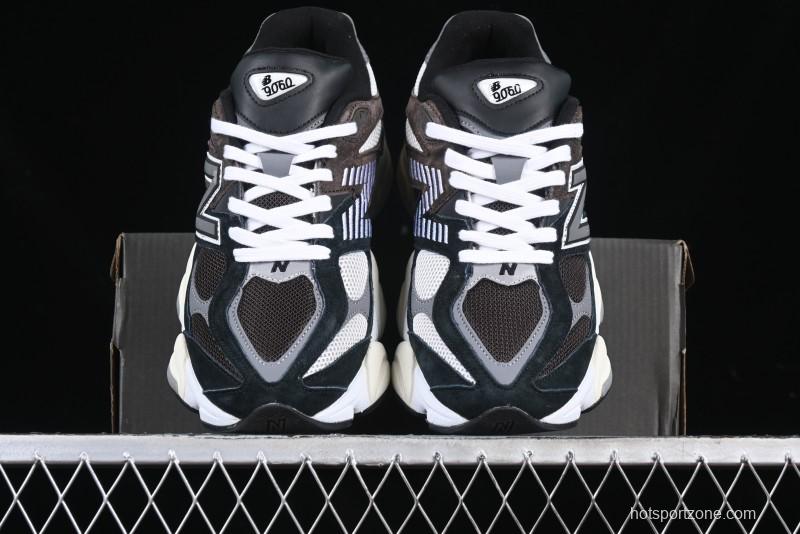 New Balance 9060 Retro Casual Running Shoes with ABZORB Cushioning Technology - U9060BRN