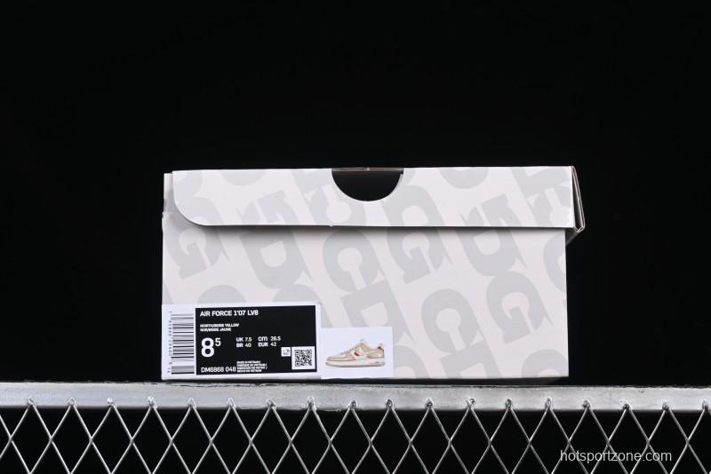 Nike Air Force 1 '07 Low The North Face Collaboration Casual Sneakers in Milk Tea - DM6688-048