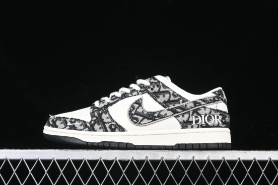 Nike SB Dunk Low Dior Collaboration Anniversary Customized Low-Top Casual Skate Shoes - YX5066-248