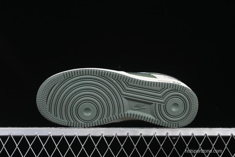 Nike Air Force 1 '07 Low The North Face Collaboration Beige Green Mini Swoosh Casual Sneakers - KK1988-043
