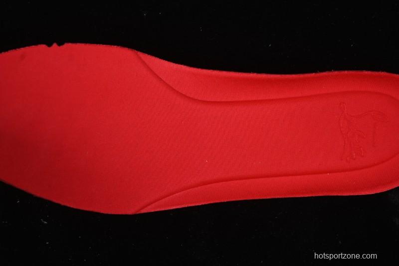 Christian Louboutin Funnyto Flat Comfortable Fashion Low-Top Sneakers in White Yellow Red - X.D4