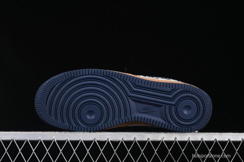 Nike Air Force 1 '07 Low Dior Collaboration Grey Knit Casual Sneakers - KK1988-052