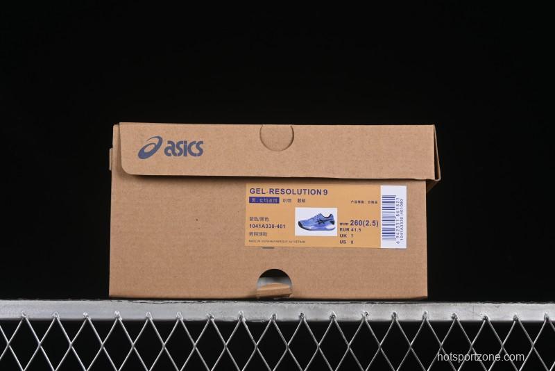 Asics Gel-Resolution 9 Retro Breathable Cushioned Casual Running Shoes - 1041A330-401