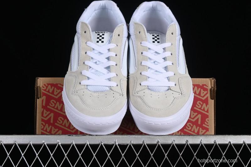 Vans Caldrone Chunky Retro Sneakers in White with Enhanced Cushioning - VN0007P9WHT