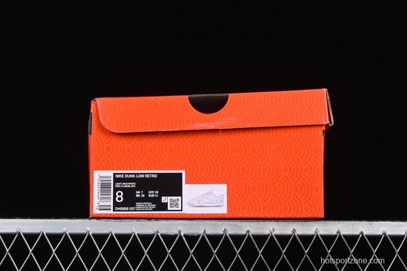 Nike SB Dunk Low The North Face Year of the Snake Light Grey Hook Anniversary Custom Low-Top Casual Skate Shoes - DM6868-007