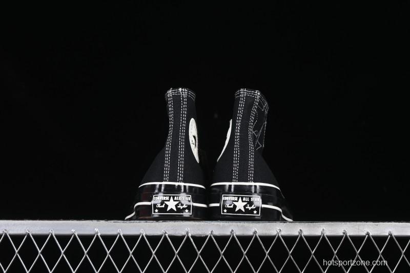 Converse Chuck 1970s High Top Canvas Sneakers with Star Stitch Design - A15743C