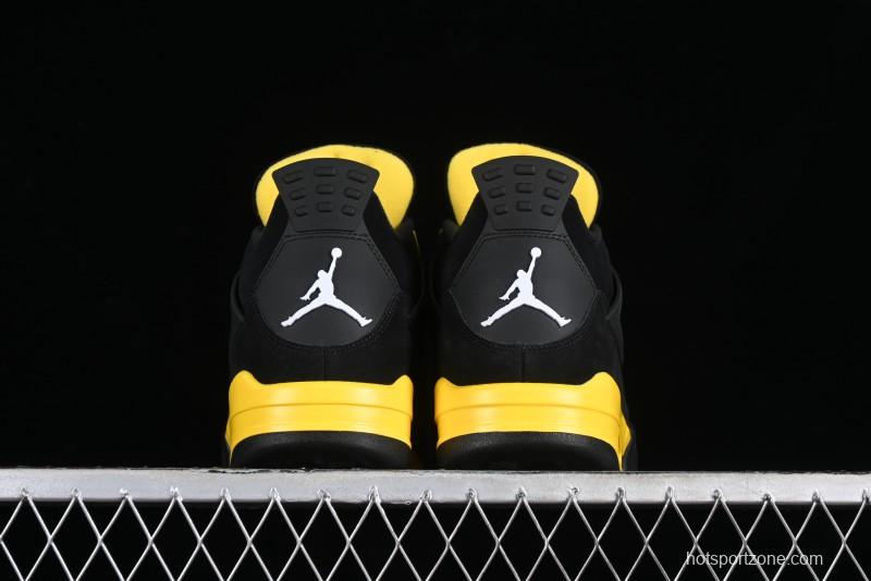 Nike Air Jordan 4 Retro Basketball Shoes Thunder - DH6927-017