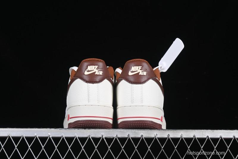 Nike Air Force 1 '07 Low Casual Sneakers with Full-Length Air Cushion - HQ7027-100