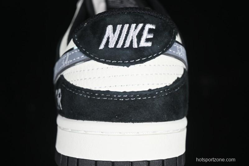 Nike SB Dunk Low Dior Collaboration Anniversary Edition Customized Low-Top Casual Sneakers - DJ2024-084