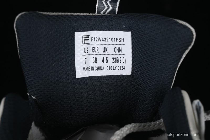 Fila Fusion Retro Mars Running Shoes with Lace-Up Design and Cushioned Sole - F12W432101FSH