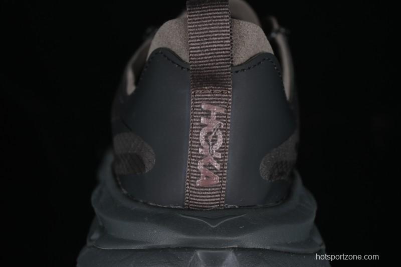 HOKA ONE ONE Satisfy Running Mafate Trail Low-Cut Cushioned Outdoor Hiking Shoes - 1157050 COFF