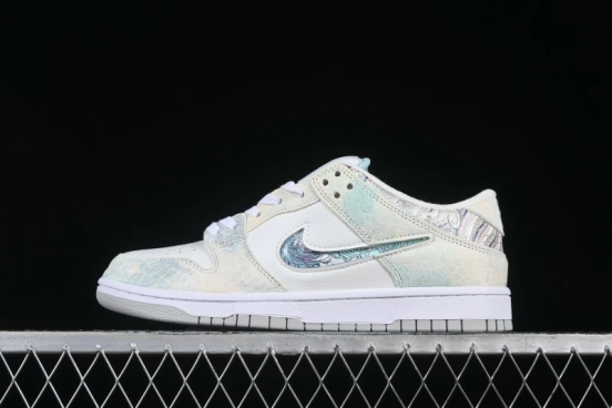Nike Dunk Low CNY Year of the Dragon Limited Edition New Chinese Style Custom Steam Puppet - Third Prince White Aobing SB Low-top Casual Sneakers - DV0831-101