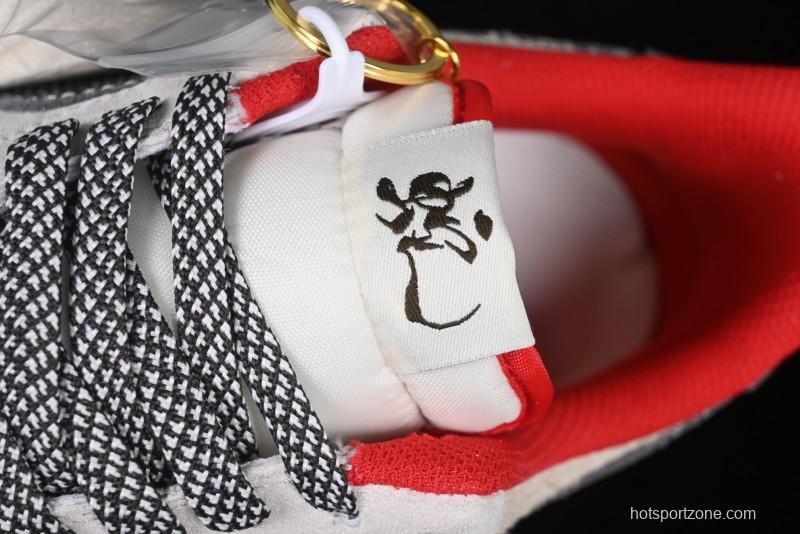 Nike Air Force 1 '07 Low Supreme Collaboration Grey Snake Scale Low-Top Casual Sneakers - DM6688-010