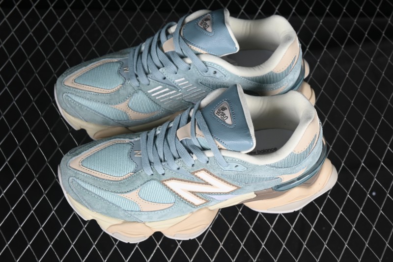 New Balance 9060 Retro Casual Running Sneakers with ABZORB Cushioning Technology - U9060FNB