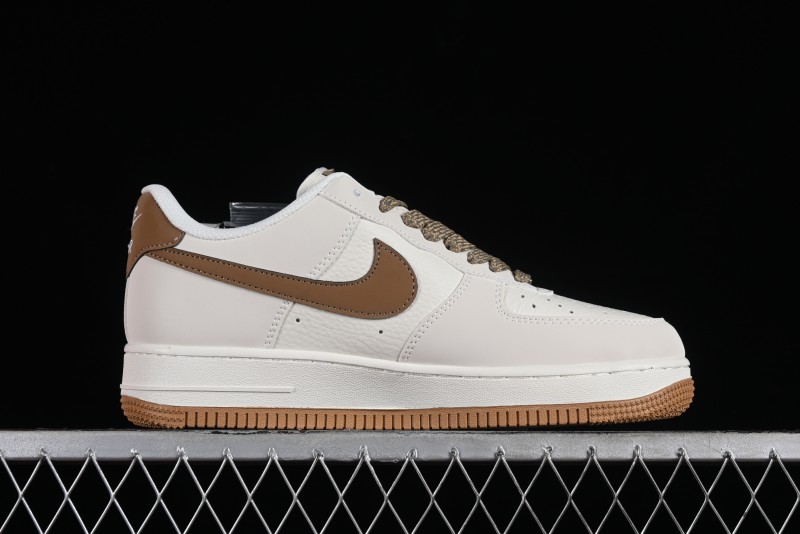 Supreme x Nike Air Force 1 '07 Low Skateboarding Shoes - Coffee Brown - HD1968-019