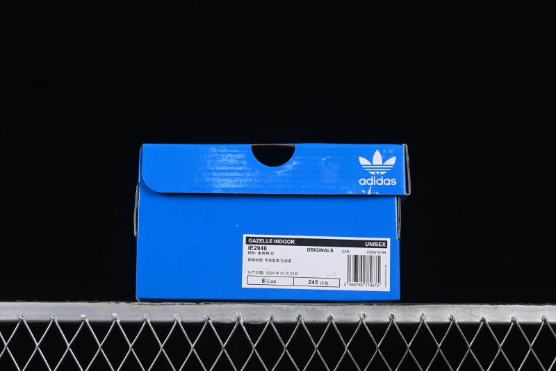 Adidas Originals Gazelle Indoor Retro Casual Slip-Resistant Wear-Resistant Low-Top Skate Shoes - IE2946