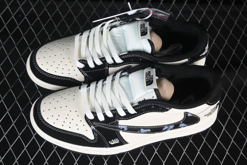 Nike Travis Scott x Fragment Design x Air Jordan 1 Low OG SP AJ1 Low Top Casual Sneakers - XS2024-021