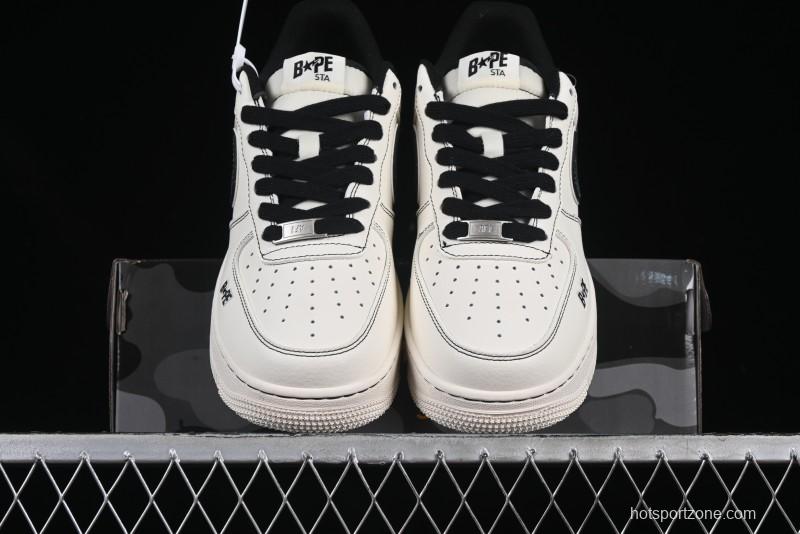 Nike Air Force 1 '07 Low Bape Collaboration Dual Camo Print Casual Sneakers - XS1958-523