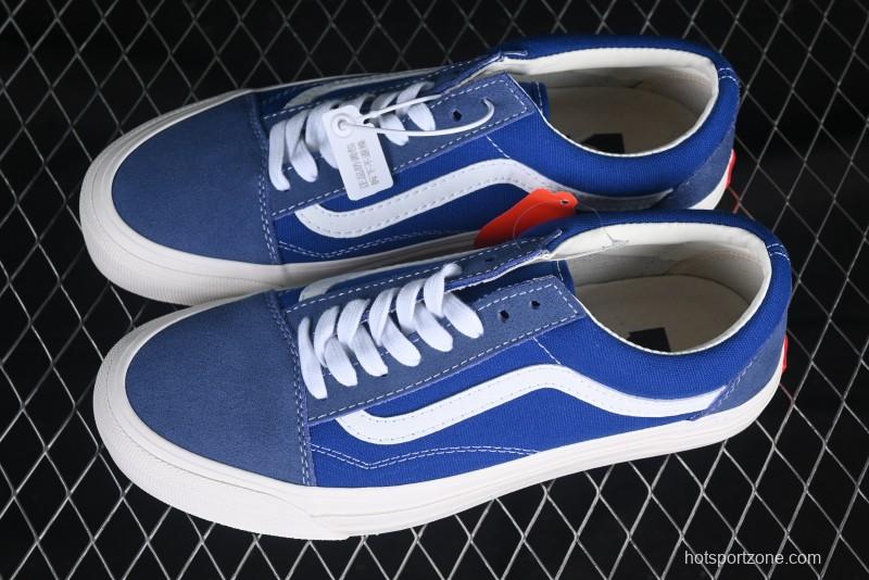 Vans Premium Old Skool 36 Retro Skate Shoes with Full-Grain Leather and Cushioned Insole - VN000CQDDWR