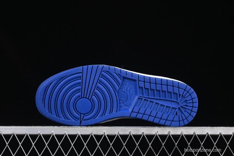 Nike Air Jordan 1 Low AJ1 Black Blue Casual Sneakers - IB1981-004