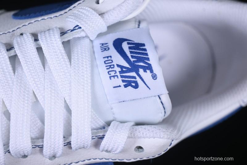 Nike Air Force 1 Low White & Blue – Iconic Leather Sneakers