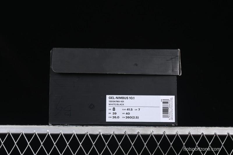 Asics Gel-Nimbus 10.1 Retro Breathable Casual Shoes with Cushioning for Men - 1203A780-101