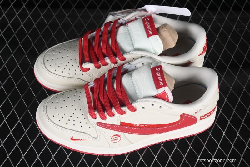 Nike Travis Scott x Fragment Design x Air Jordan 1 Low OG SP Sneakers - XS2024-006