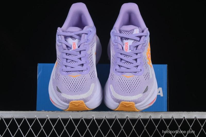 HOKA ONE ONE Bondi 9 Knit Lightweight Casual Running Shoes - 1162012 AGH