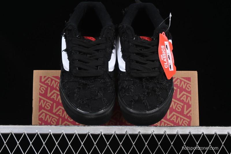 Vans Vault OG Era LX "Distressed Black" Premium Skate Sneakers